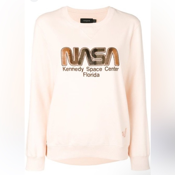 Coach 1941 x NASA Kennedy Space Center Embroidered Cotton Sweatshirt - Picture 1 of 5
